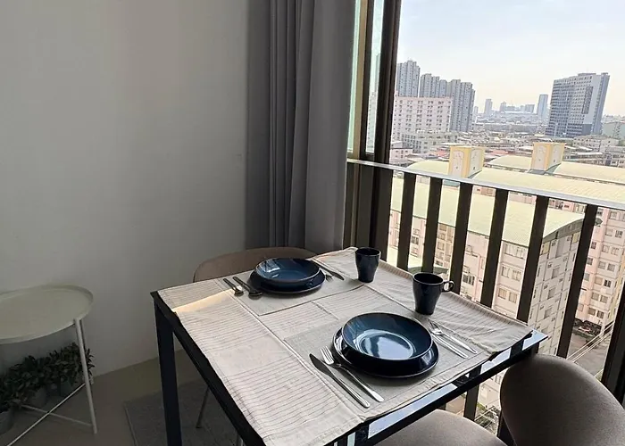 Appartamento Ideo Mix Sukhumvit 103, Right Next To Bts Udomsuk Bangkok